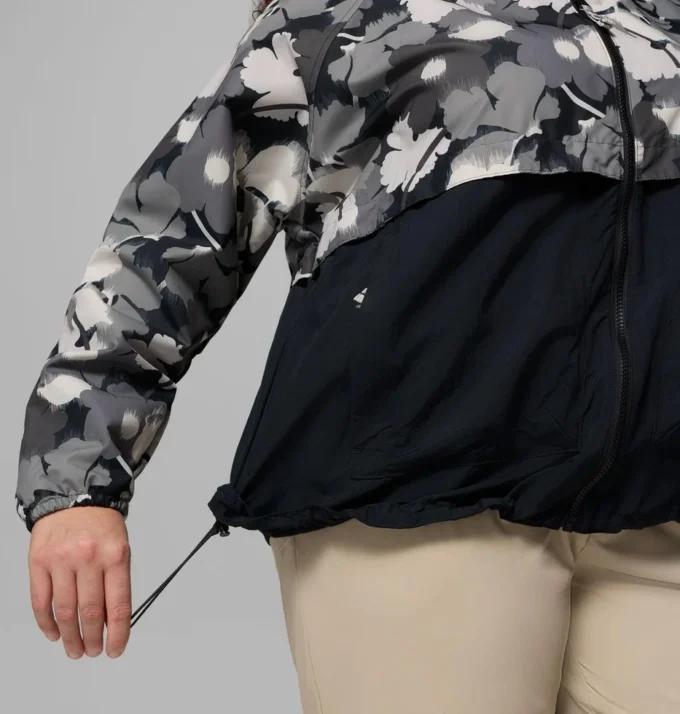 Cortavientos estampado Spire Valley™ para mujer – Tallas grandes Cortavientos estampado Spire Valley™ para mujer – Tallas grandes