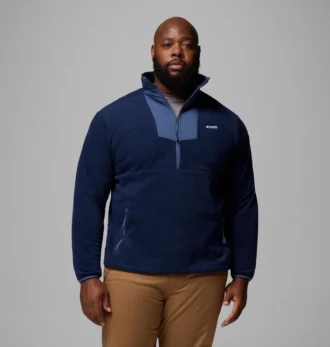 Forro polar con media cremallera Sequoia Grove™ para hombre – Talla grande Forro polar con media cremallera Sequoia Grove™ para hombre – Talla grande