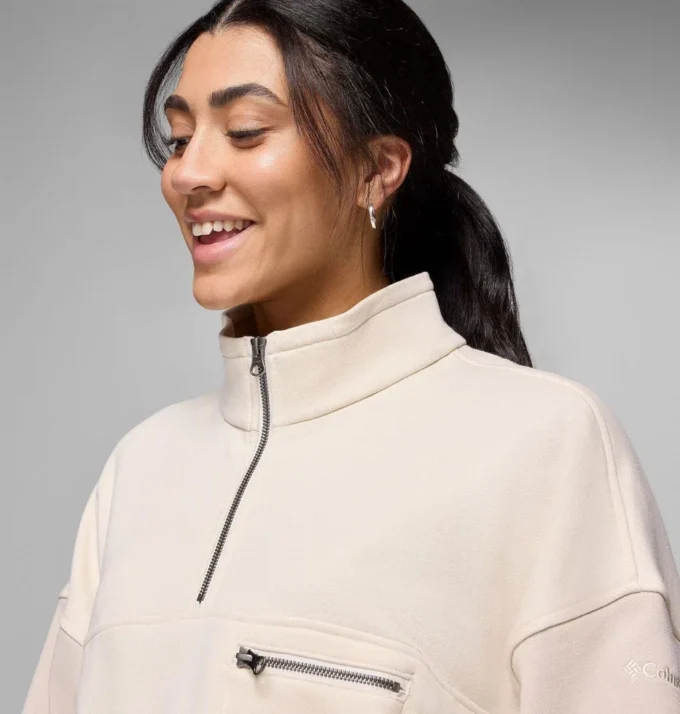 Jersey con media cremallera Bugasweat™ para mujer