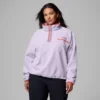Jersey corto de felpa con medio botonadura Helvetia™ II para mujer – Talla grande Jersey corto de felpa con medio botonadura Helvetia™ II para mujer – Talla grande