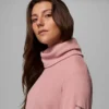 Jersey de cuello vuelto Holly Hideaway™ Waffle para mujer