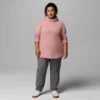 Jersey de cuello vuelto Holly Hideaway™ Waffle para mujer – Tallas grandes