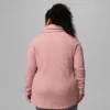 Jersey de cuello vuelto Holly Hideaway™ Waffle para mujer – Tallas grandes