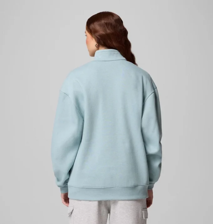 Jersey de felpa con media cremallera Aldermore™ para mujer