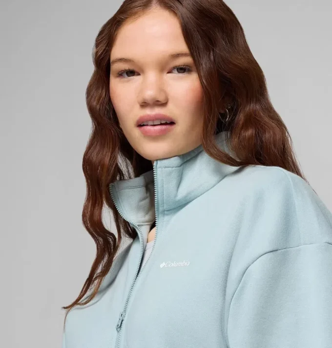 Jersey de felpa con media cremallera Aldermore™ para mujer