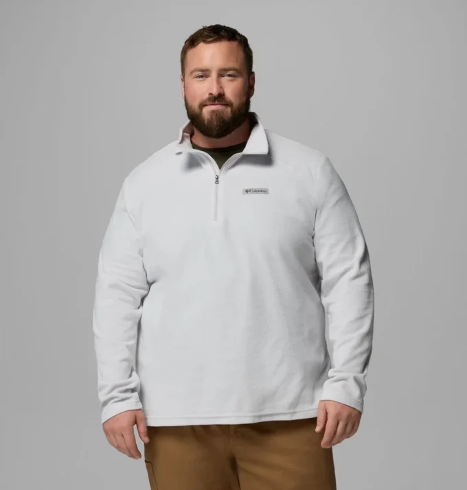 Jersey de felpa con media cremallera Lake Aloha™ para hombre – Talla grande Jersey de felpa con media cremallera Lake Aloha™ para hombre – Talla grande
