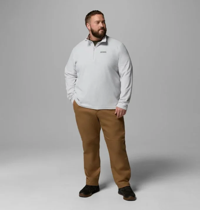 Jersey de felpa con media cremallera Lake Aloha™ para hombre – Talla grande Jersey de felpa con media cremallera Lake Aloha™ para hombre – Talla grande