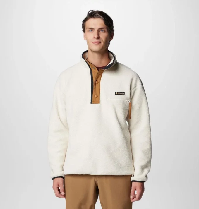 Jersey de felpa con medio cierre a presión Helvetia™ II para hombre