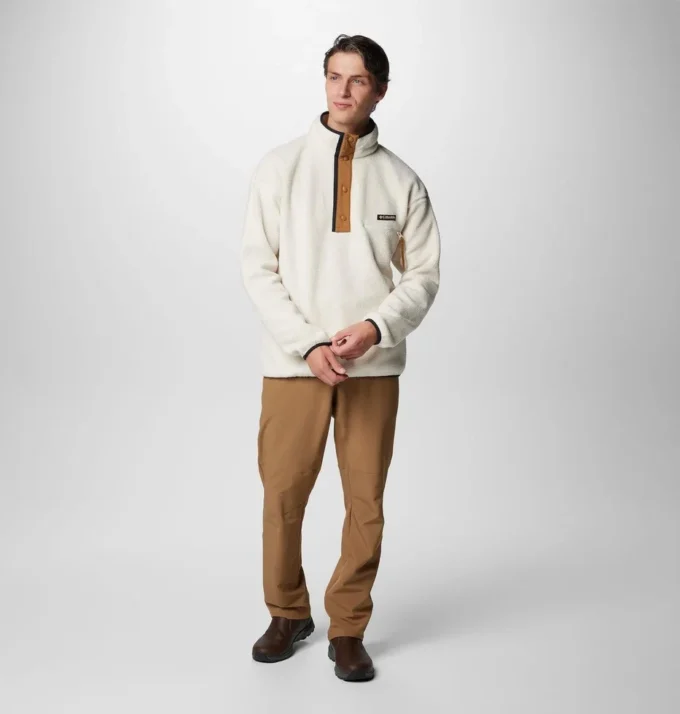 Jersey de felpa con medio cierre a presión Helvetia™ II para hombre