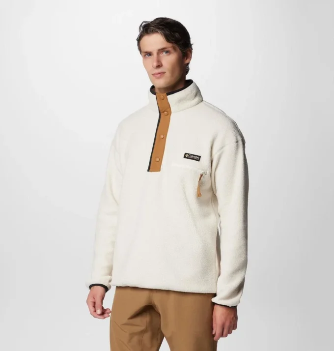 Jersey de felpa con medio cierre a presión Helvetia™ II para hombre