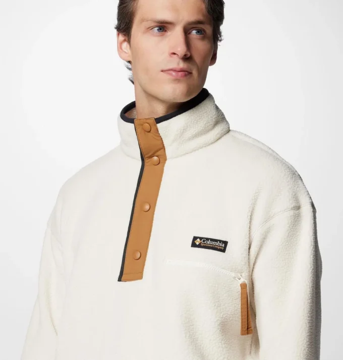 Jersey de felpa con medio cierre a presión Helvetia™ II para hombre