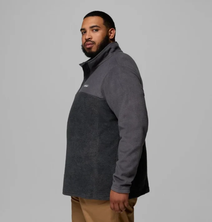 Jersey de forro polar con medio cierre a presión Steens Mountain™ para hombre II – Talla grande