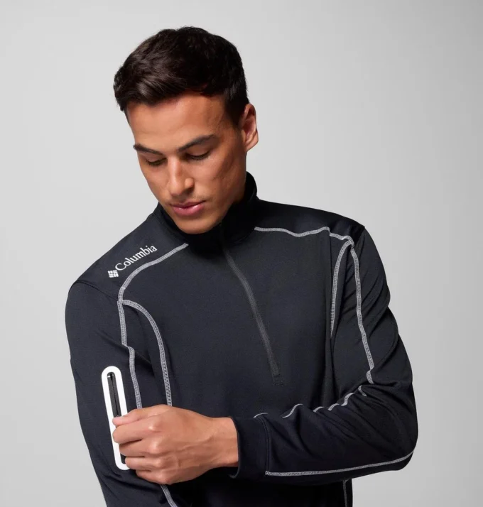 Jersey de golf con cremallera corta Shotgun para hombre Jersey de golf con cremallera corta Shotgun para hombre