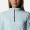 Jersey de golf con cremallera corta Shotgun para mujer