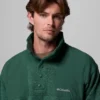 Jersey de hombre Sweater Weather™ de corte holgado con medio cierre de botones a presión