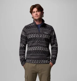 Jersey de hombre Sweater Weather™ II con estampado y media cremallera