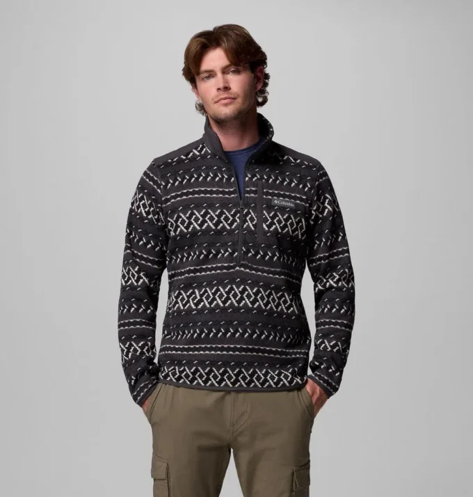 Jersey de hombre Sweater Weather™ II con estampado y media cremallera Jersey de hombre Sweater Weather™ II con estampado y media cremallera