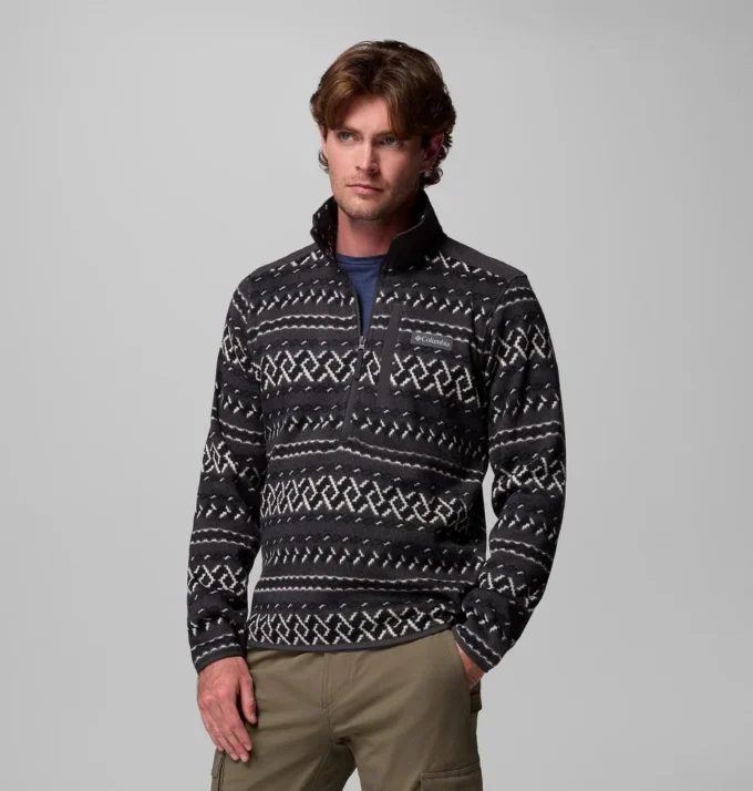 Jersey de hombre Sweater Weather™ II con estampado y media cremallera Jersey de hombre Sweater Weather™ II con estampado y media cremallera