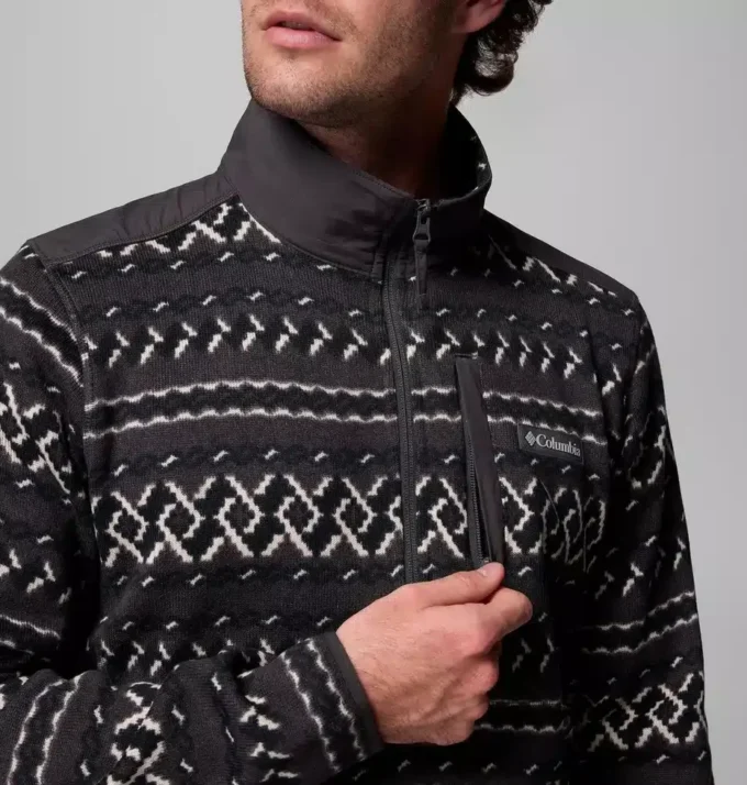 Jersey de hombre Sweater Weather™ II con estampado y media cremallera Jersey de hombre Sweater Weather™ II con estampado y media cremallera