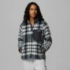 Jersey de lana con cremallera corta West Bend™ para mujer