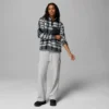 Jersey de lana con cremallera corta West Bend™ para mujer