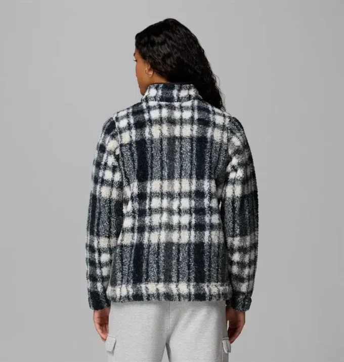 Jersey de lana con cremallera corta West Bend™ para mujer
