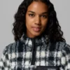Jersey de lana con cremallera corta West Bend™ para mujer