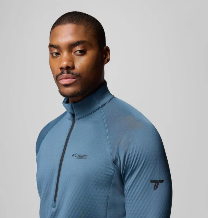 Jersey de media cremallera Crystal Leaf™ Omni-Heat™ Helix para hombre Jersey de media cremallera Crystal Leaf™ Omni-Heat™ Helix para hombre