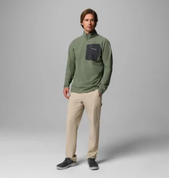 Jersey ligero con media cremallera Hydroforce™ para hombre