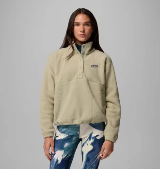 Mujer Jasper Ridge™ Pebbled Fleece Half Snap