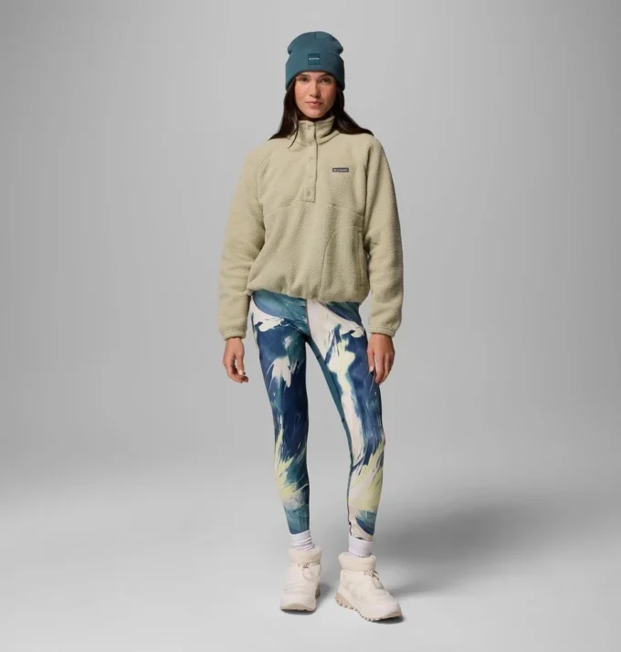 Mujer Jasper Ridge™ Pebbled Fleece Half Snap
