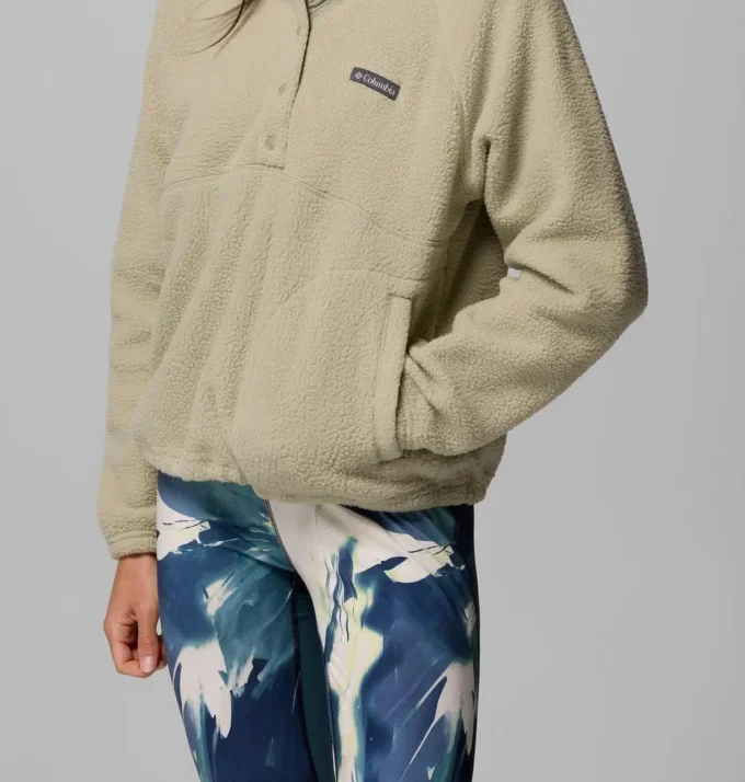 Mujer Jasper Ridge™ Pebbled Fleece Half Snap