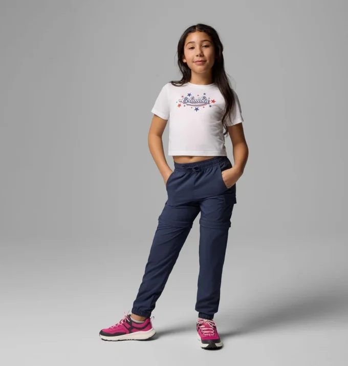 Pantalones convertibles utilitarios Silver Ridge™ para niñas Pantalones convertibles utilitarios Silver Ridge™ para niñas