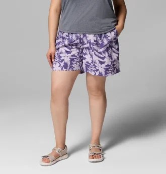 Pantalones cortos estampados Sandy River™ III para mujer – Tallas grandes