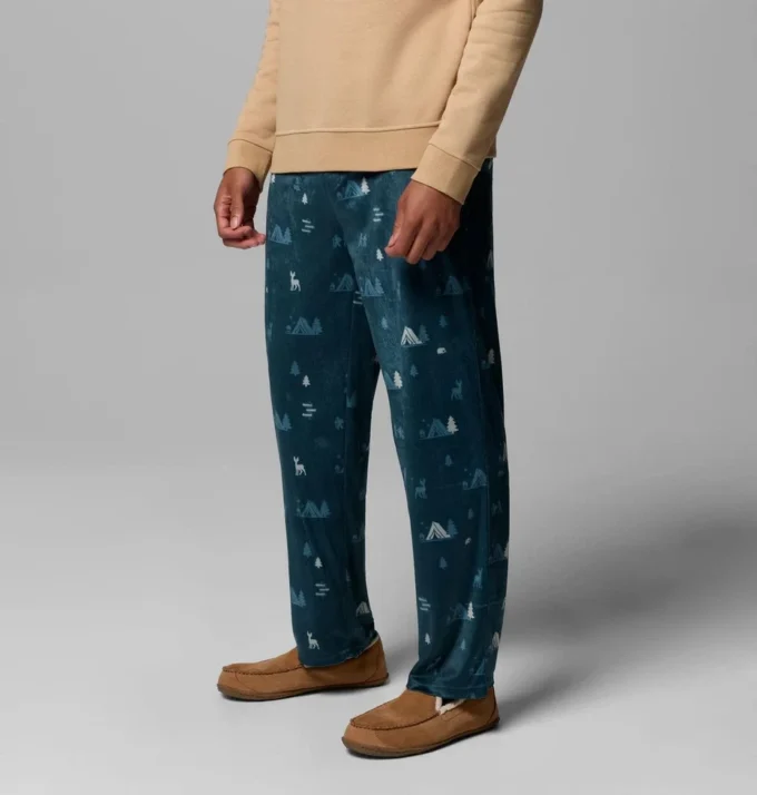 Pantalones de pijama de felpa Minky para hombre