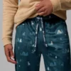 Pantalones de pijama de felpa Minky para hombre