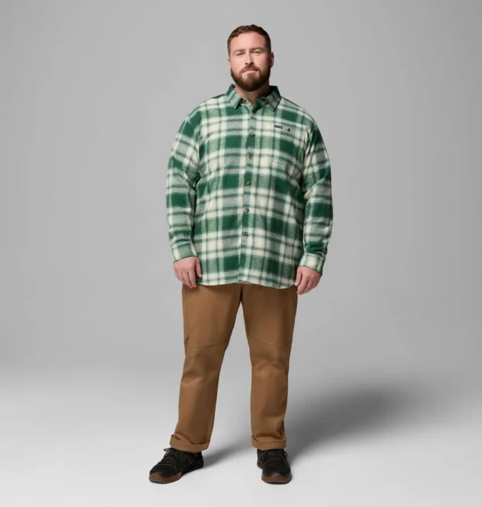 Pitchstone™ Heavyweight Flannel II para hombre – Talla grande