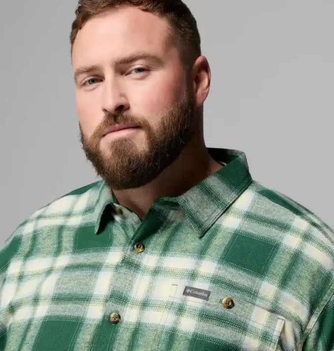 Pitchstone™ Heavyweight Flannel II para hombre – Talla grande