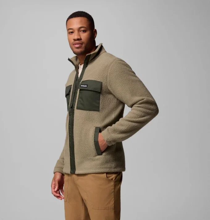 Polo de lana con cremallera completa Juniper Peak™ para hombre Polo de lana con cremallera completa Juniper Peak™ para hombre
