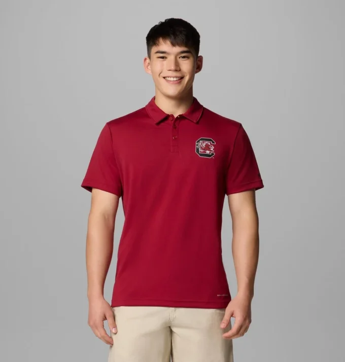 Polo Fair Catch™ para hombre, estilo universitario – Carolina del Sur Polo Fair Catch™ para hombre, estilo universitario – Carolina del Sur