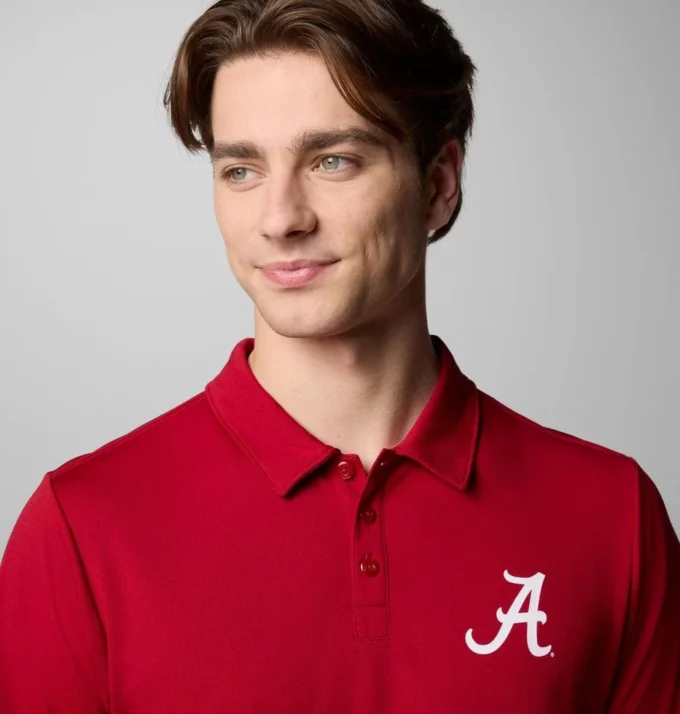 Polo Fair Catch™ para hombre universitario – Alabama Polo Fair Catch™ para hombre universitario – Alabama