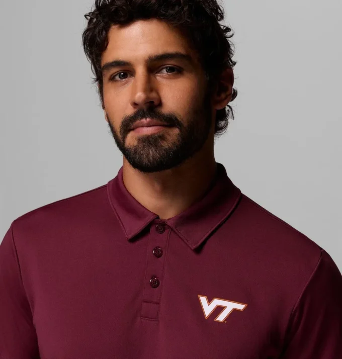 Polo Fair Catch™ para hombre universitario – Virginia Tech