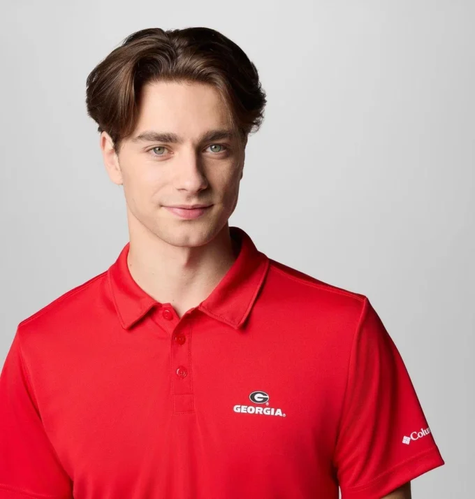 Polo masculino Collegiate Fair Catch™ – Georgia Polo masculino Collegiate Fair Catch™ – Georgia