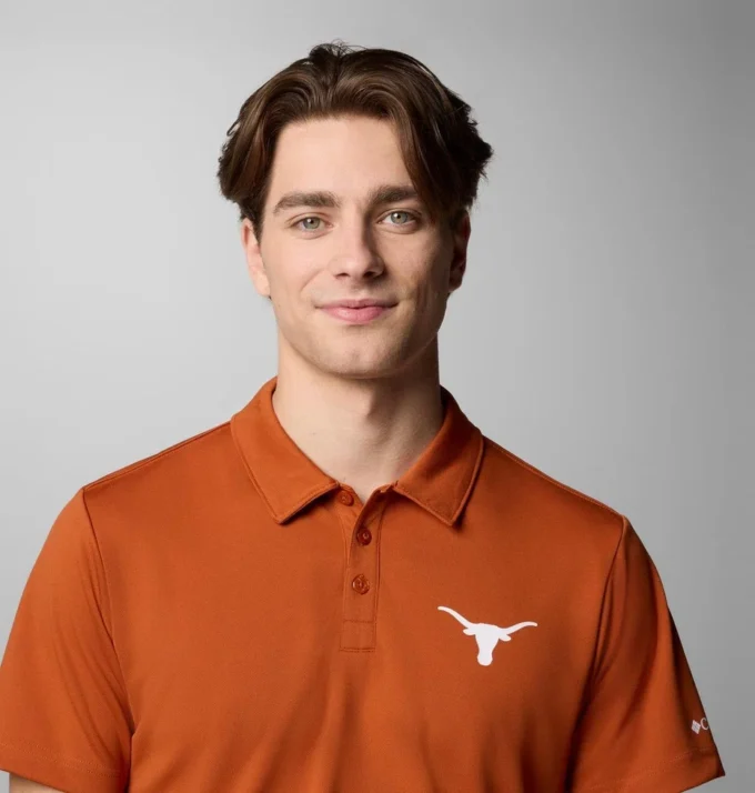 Polo masculino Collegiate Fair Catch™ – Texas