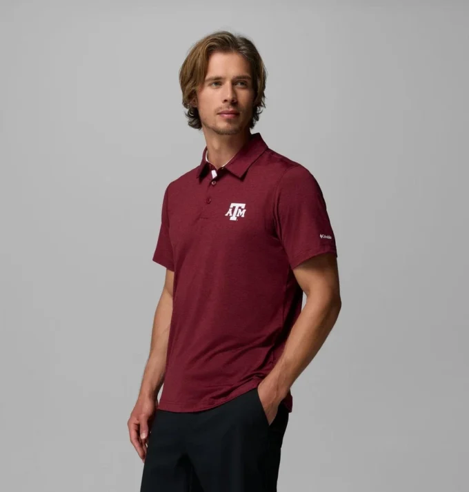Polo técnico universitario para hombre Trail™ – Texas A&M