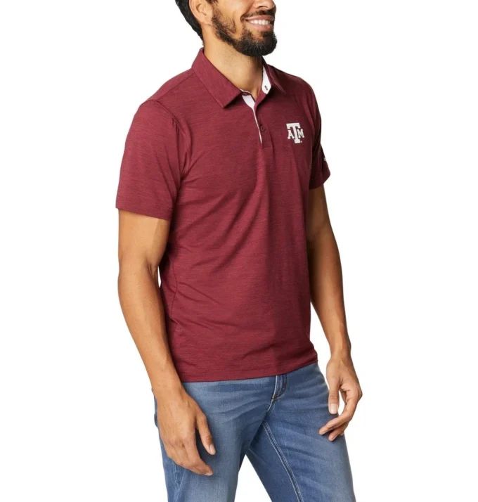 Polo técnico universitario para hombre Trail™ – Texas A&M