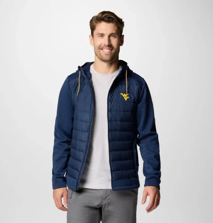 Sudadera con capucha híbrida Collegiate Out-Shield™ para hombre – West Virginia Sudadera con capucha híbrida Collegiate Out-Shield™ para hombre – West Virginia
