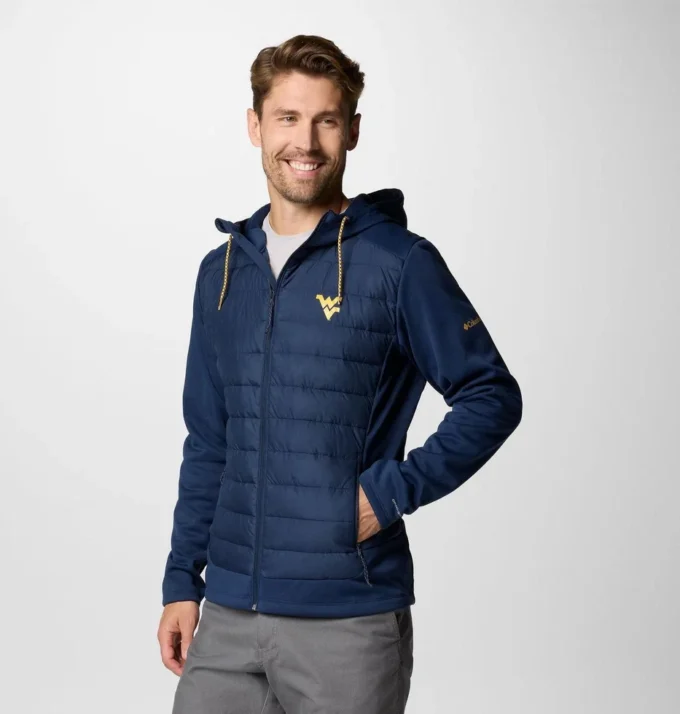 Sudadera con capucha híbrida Collegiate Out-Shield™ para hombre – West Virginia Sudadera con capucha híbrida Collegiate Out-Shield™ para hombre – West Virginia