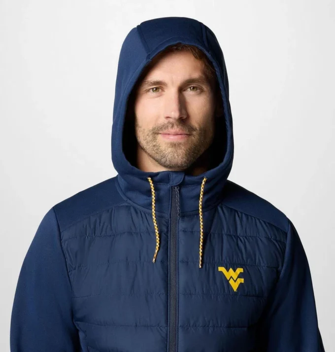 Sudadera con capucha híbrida Collegiate Out-Shield™ para hombre – West Virginia Sudadera con capucha híbrida Collegiate Out-Shield™ para hombre – West Virginia