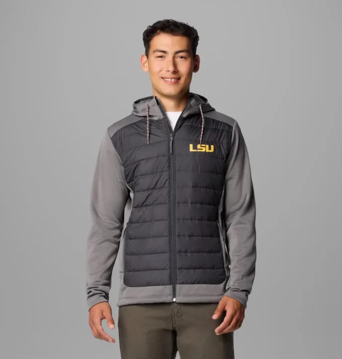 Sudadera con capucha híbrida Out-Shield™ para hombre – LSU Sudadera con capucha híbrida Out-Shield™ para hombre – LSU